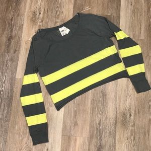 Victoria secret long-sleeved crop top